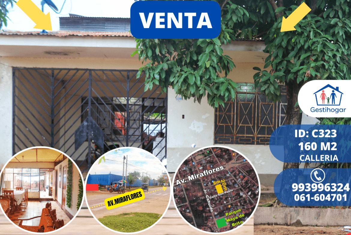 SE VENDE CASA EN PUCALLPA UCAYALI A 2 CUADRA DE A AV. MIRAFLORES