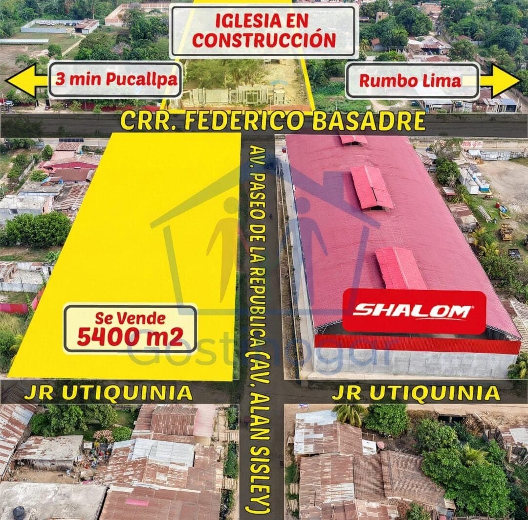SE VENDE ALMACEN EN AVENIDA PRINCIPAL. PUCALLPA CARRETERA FEDERICO BASADRE